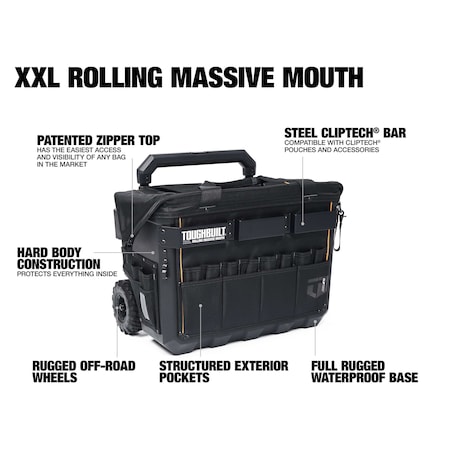 Toughbuilt Tool Bag, Bags, PP + PE Plastic TB-CT-61-22